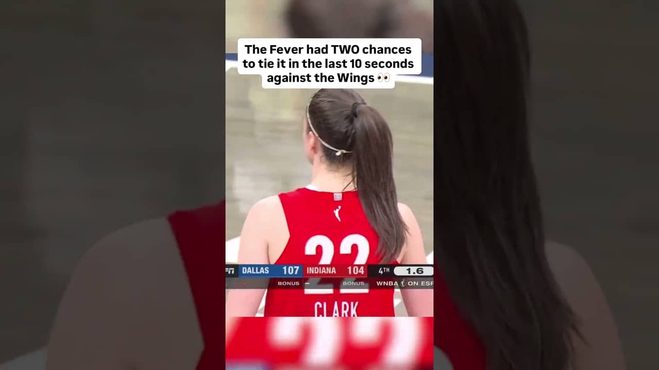 The Indiana Fever were SO close to its first W 😮‍💨
