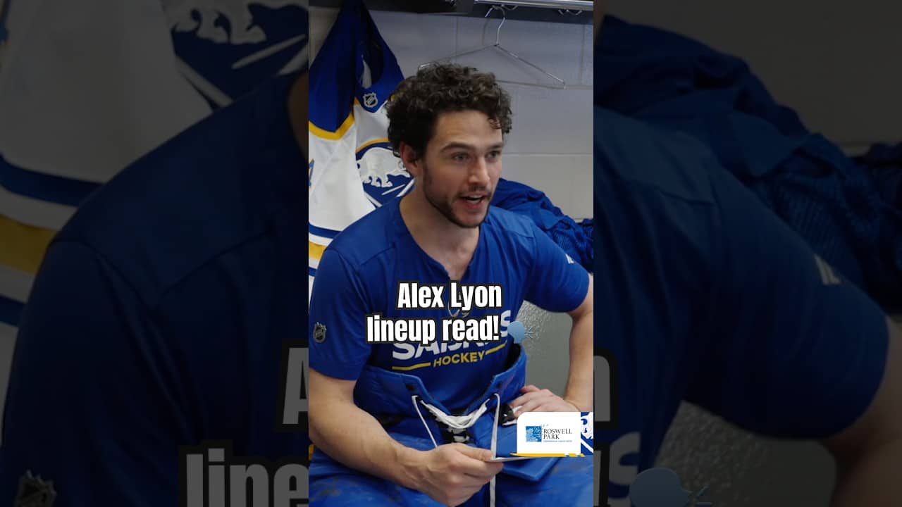 The Lyon King takes on tonight's lineup read! 🗣️#nhl #stanleycup #hockey