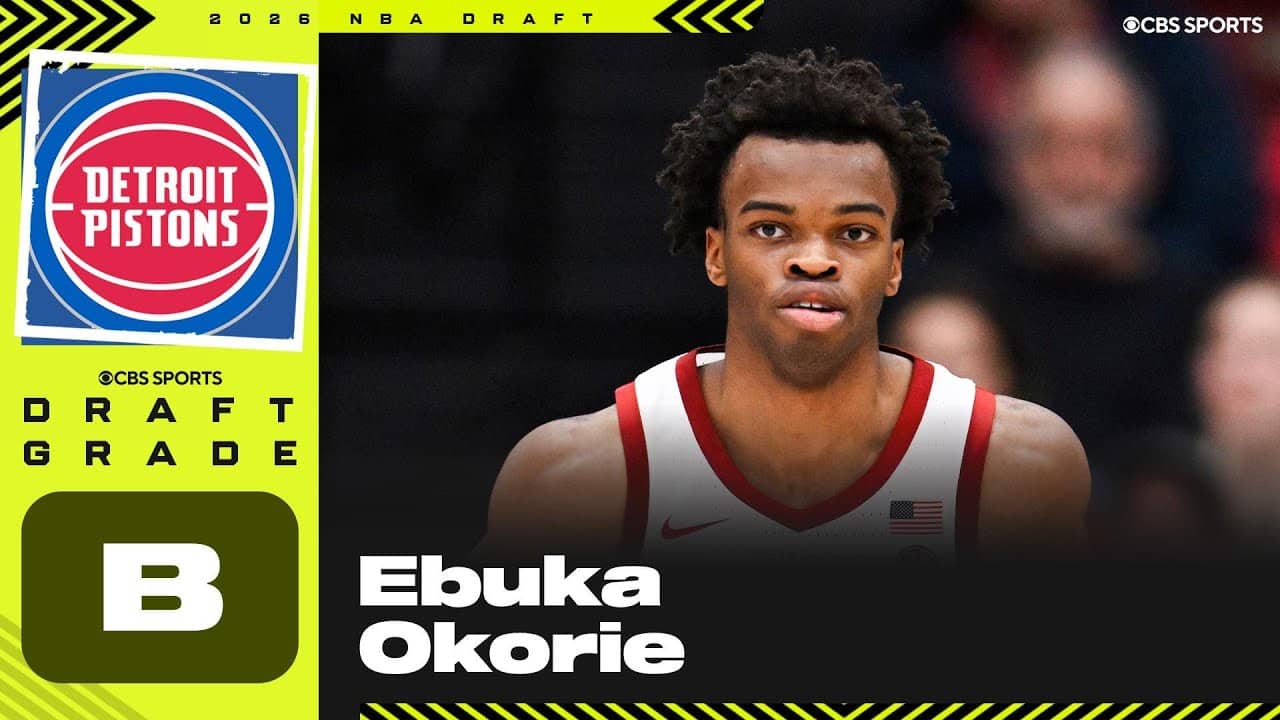 Ebuka Okorie selected No. 17 overall by Pistons | 2026 NBA Draft Grades & Instant Reaction
