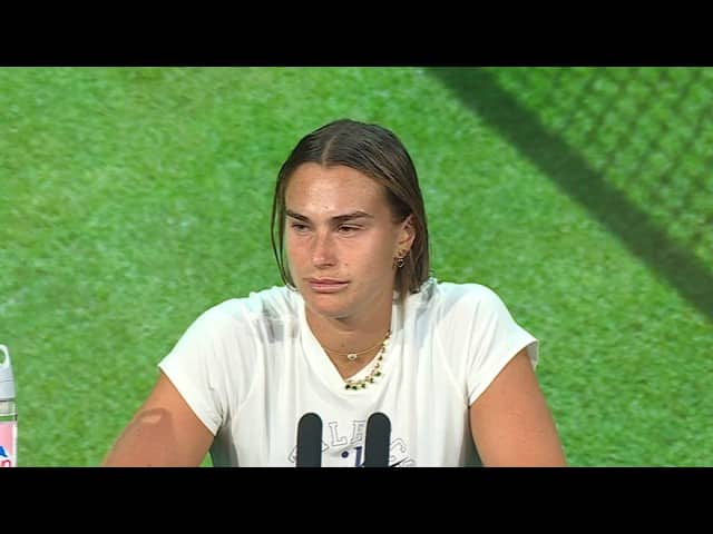 Wimbledon 2026 - Aryna Sabalenka on Kostovic : "I was like : 'Which power she was talking about ?'"