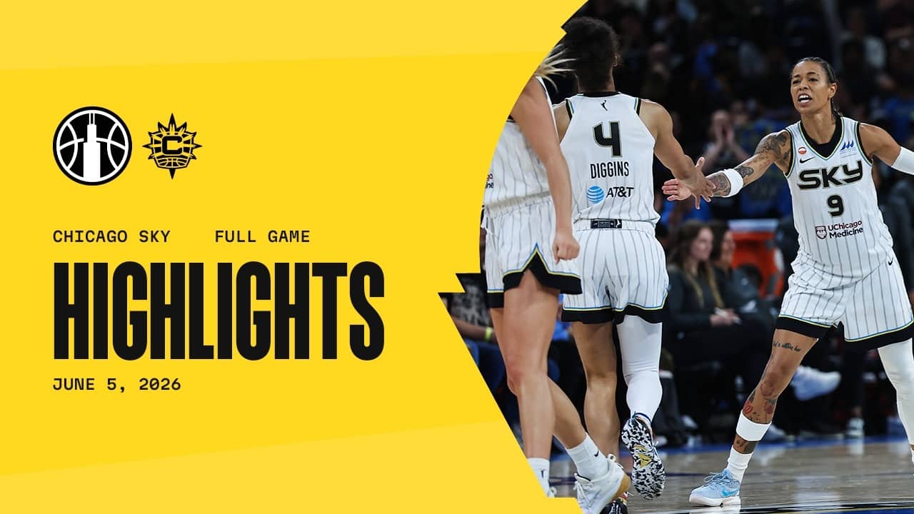 HIGHLIGHTS: Sky Claims First Home Game Victory of the Season against Sun 85-80