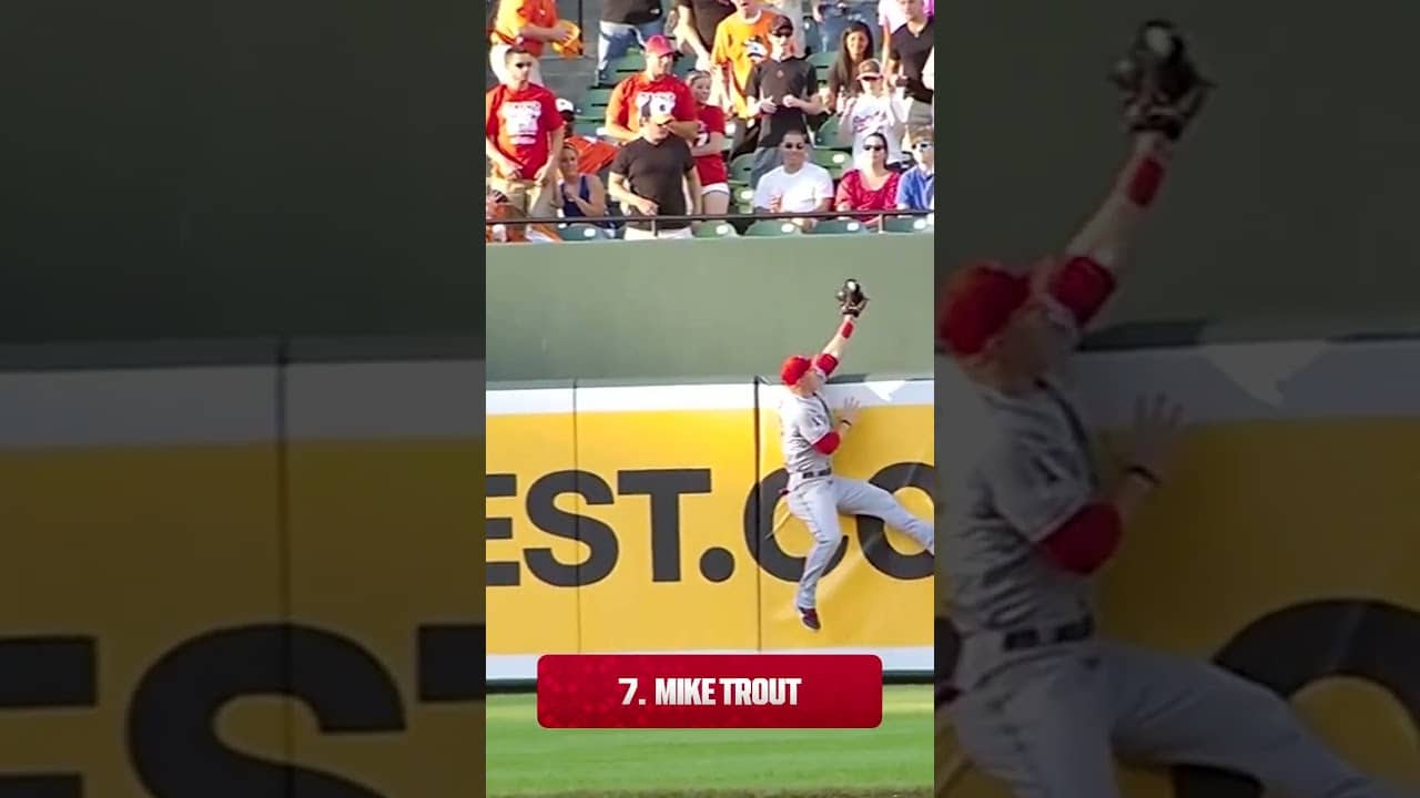 The GREATEST CATCHES in MLB history! (Trout, Edmonds, and more!)