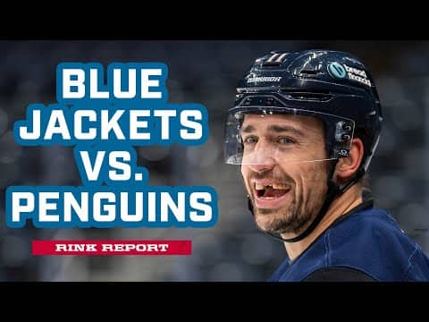 Black Friday Hockey! Blue Jackets Battle the Penguins at Nationwide Arena 💥 | Rink Report