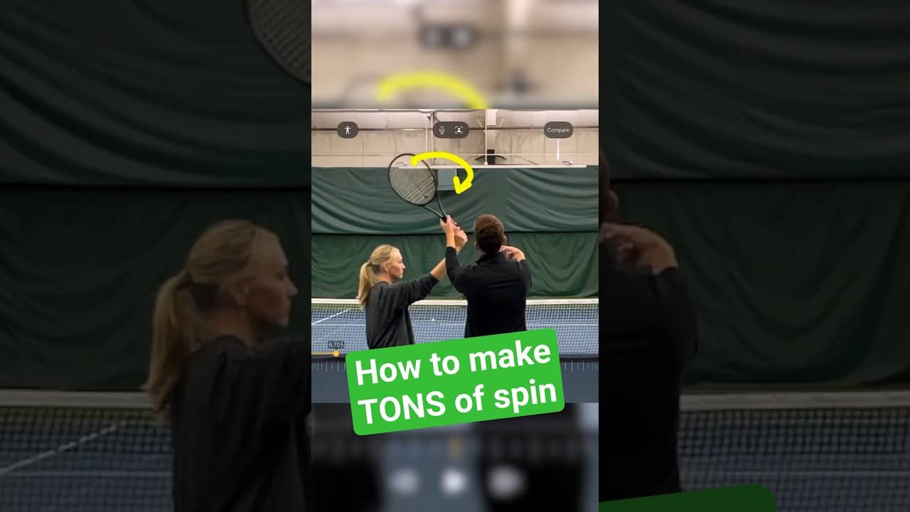 How to make TONS of spin on your serve: