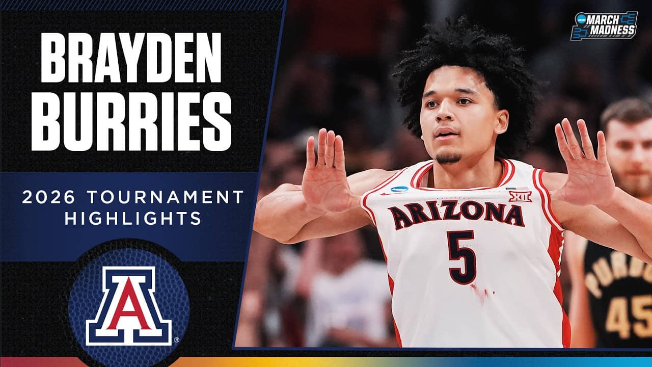 Brayden Burries 2026 NCAA tournament highlights