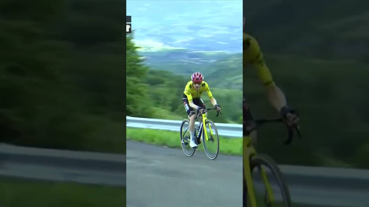 Jonas Vingegaard makes his first move at the Giro d’Italia ⚡️🐝⚡️🐝