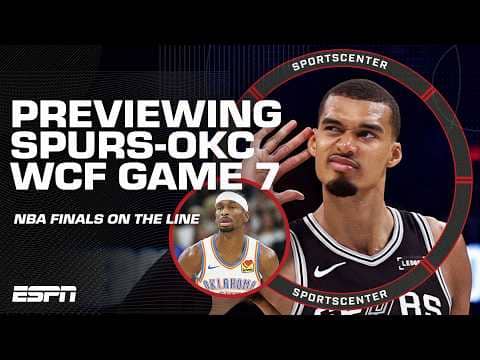 SPURS-THUNDER GAME 7 preview 😤 How either team will advance to the NBA Finals 👀 | SportsCenter