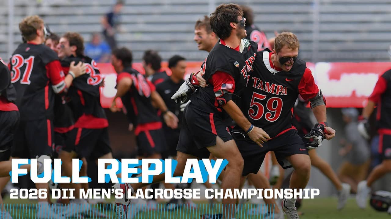 Tampa vs. Adelphi: 2026 DII men's lacrosse championship | FULL GAME