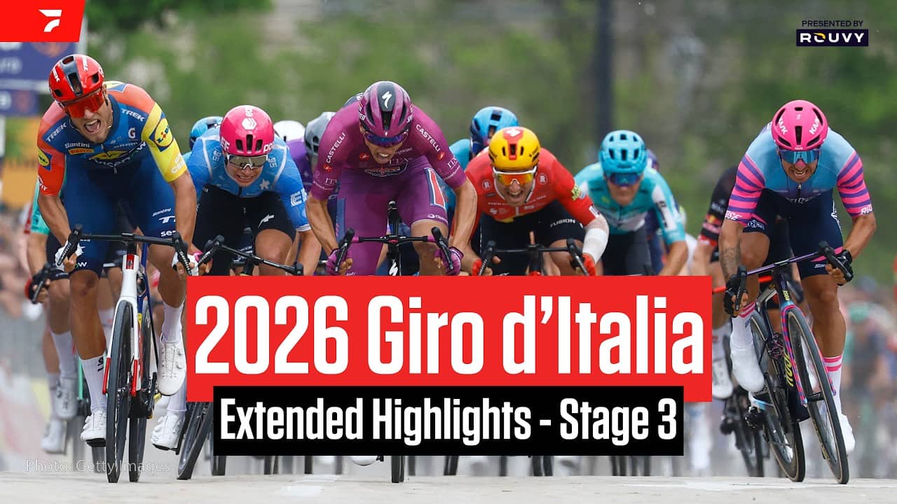 Giro d'Italia 2026 Stage 3 Extended Highlights