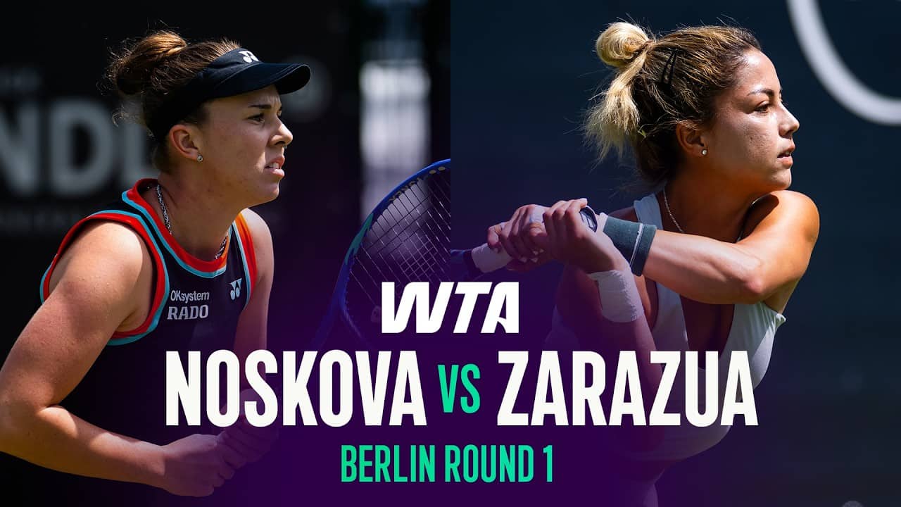 Linda Noskova vs. Renata Zarazua | 2026 Berlin Round 1 | WTA Match Highlights