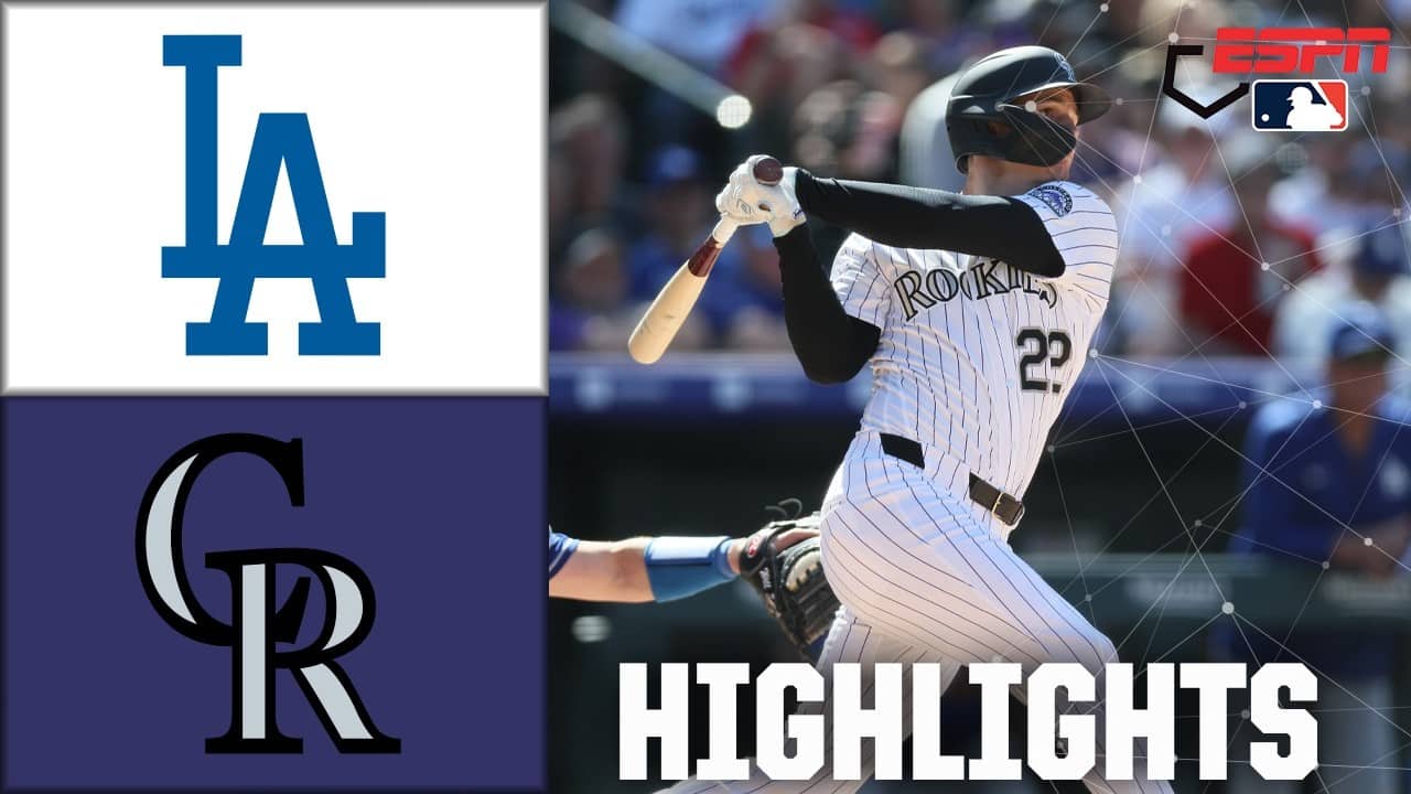 Los Angeles Dodgers vs. Colorado Rockies | Full Game Highlights | ESPN MLB