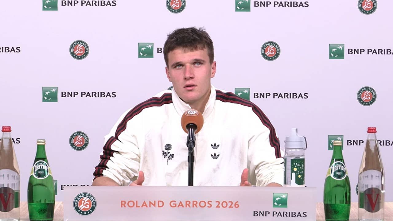 Roland-Garros 2026 - Jakub Mensik After Beating Joao Fonseca: “I Couldn’t Hear Anything”