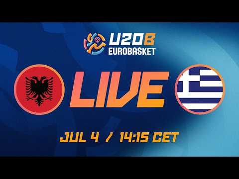 LIVE - Albania v Greece | FIBA U20 Women's EuroBasket 2026 Division B | Group Phase