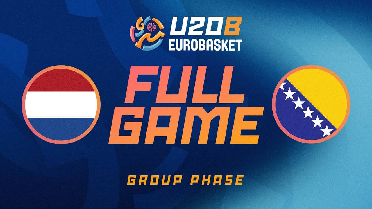 Group Phase | NED v BIH | Full Basketball Game | FIBA U20 Women's EuroBasket 2026 Division B