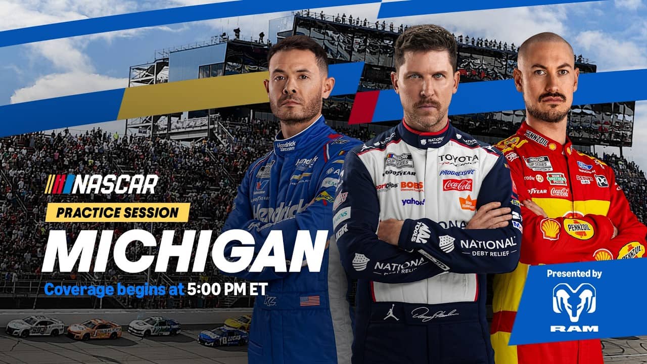 LIVE NASCAR CUP SERIES PRACTICE | Michigan | Prime Video