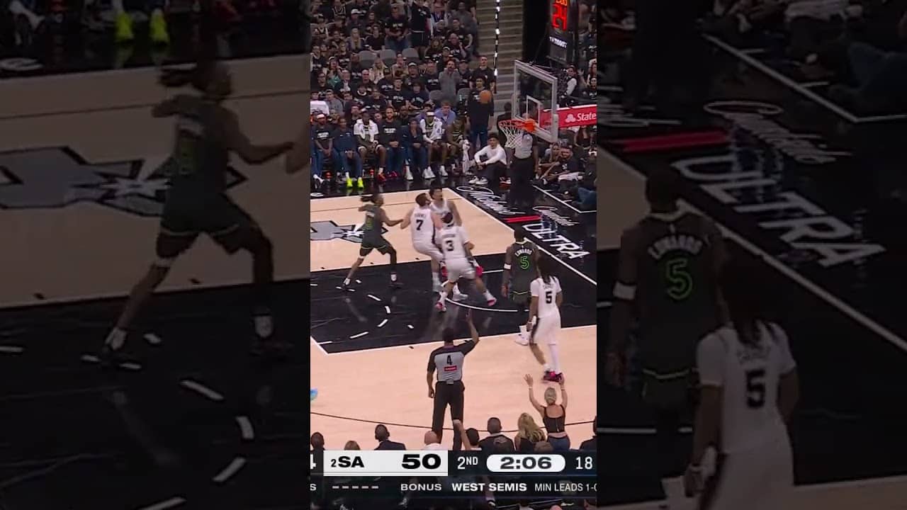 FOLLOW UP SLAM 😤 #spurs #nba #dylanharper