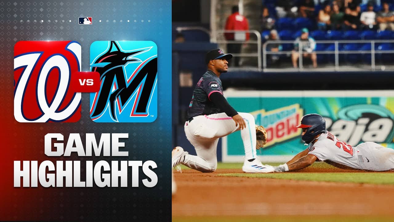 Nationals vs. Marlins Game Highlights (5/8/26) | MLB Highlights