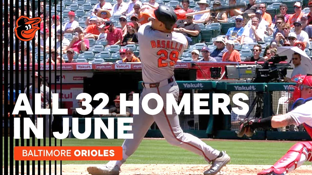 All 32 Home Runs in June | Baltimore Orioles