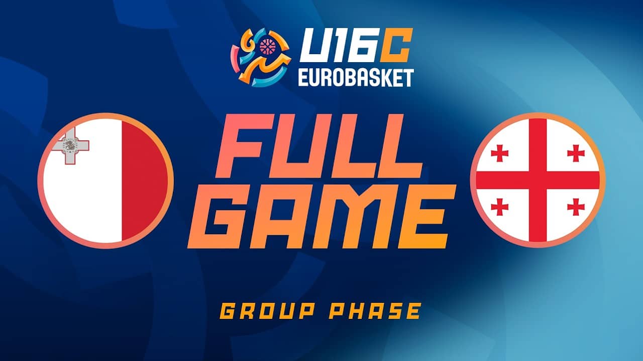Group Phase | Malta v Georgia | Full Basketball Game | FIBA U16 Women's EuroBasket 2026 Division C