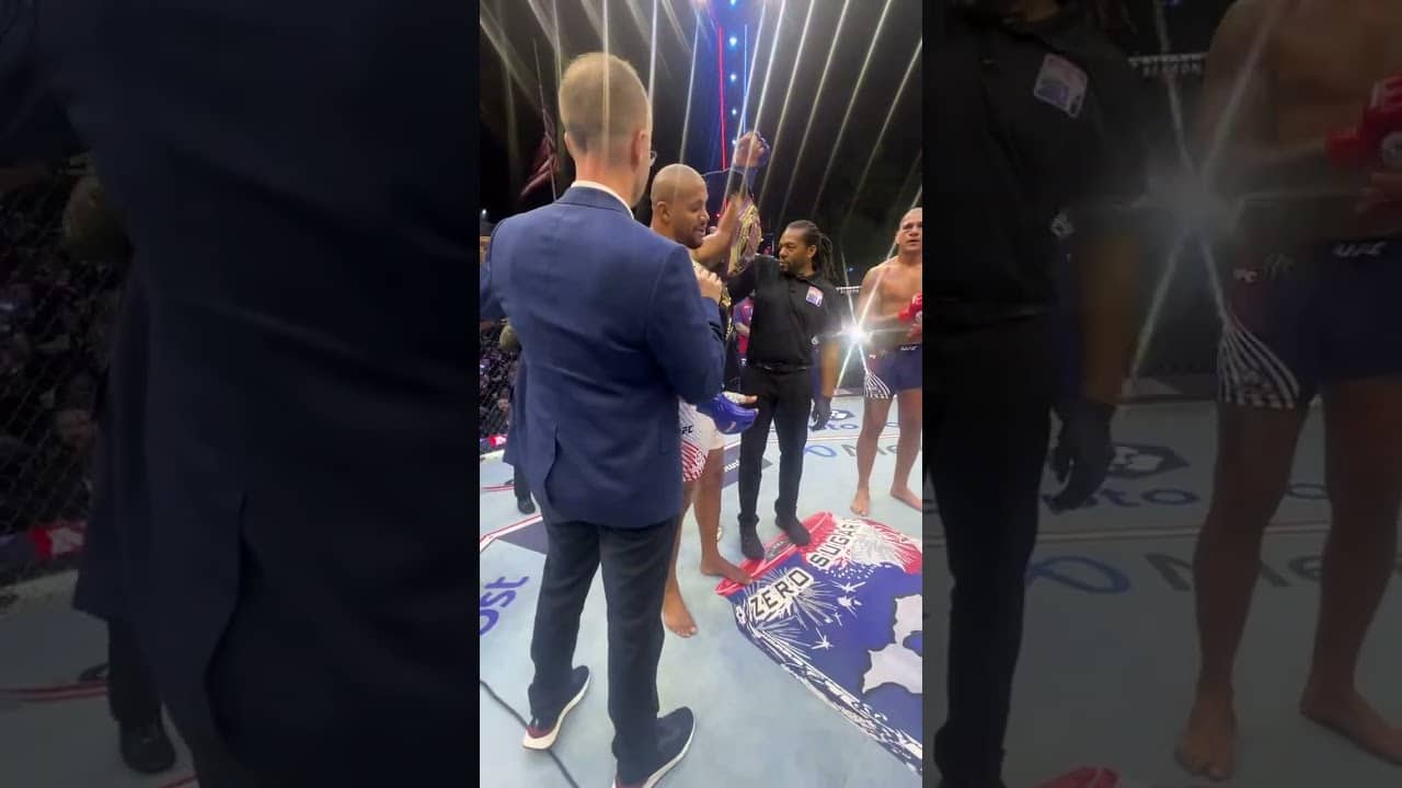 A MOMENT TO REMEBER #ufcwhitehouse