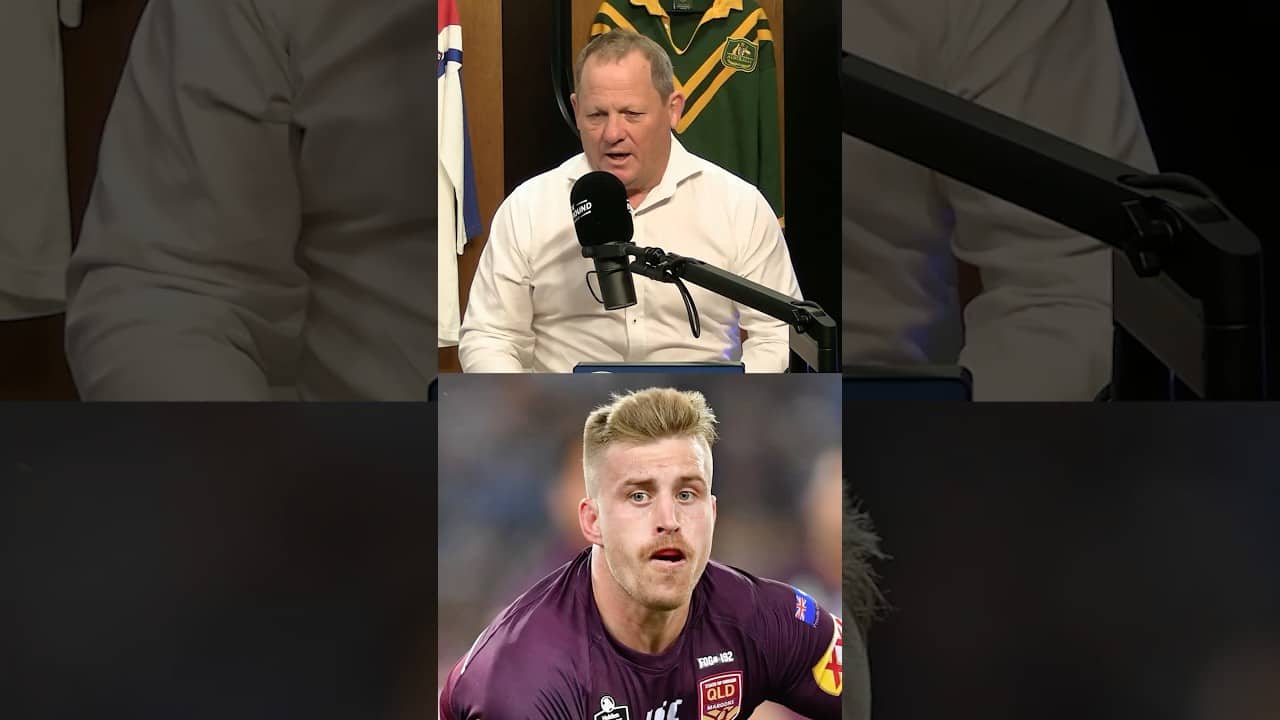You don’t need to prepare for Origin when your name is Cameron Munster 😂 #nrl #stateoforigin