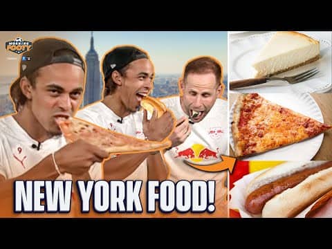 RB Leipzig's Péter Gulácsi & Yussuf Poulsen RATE New York Foods! | Morning Footy | CBS Sports Golazo
