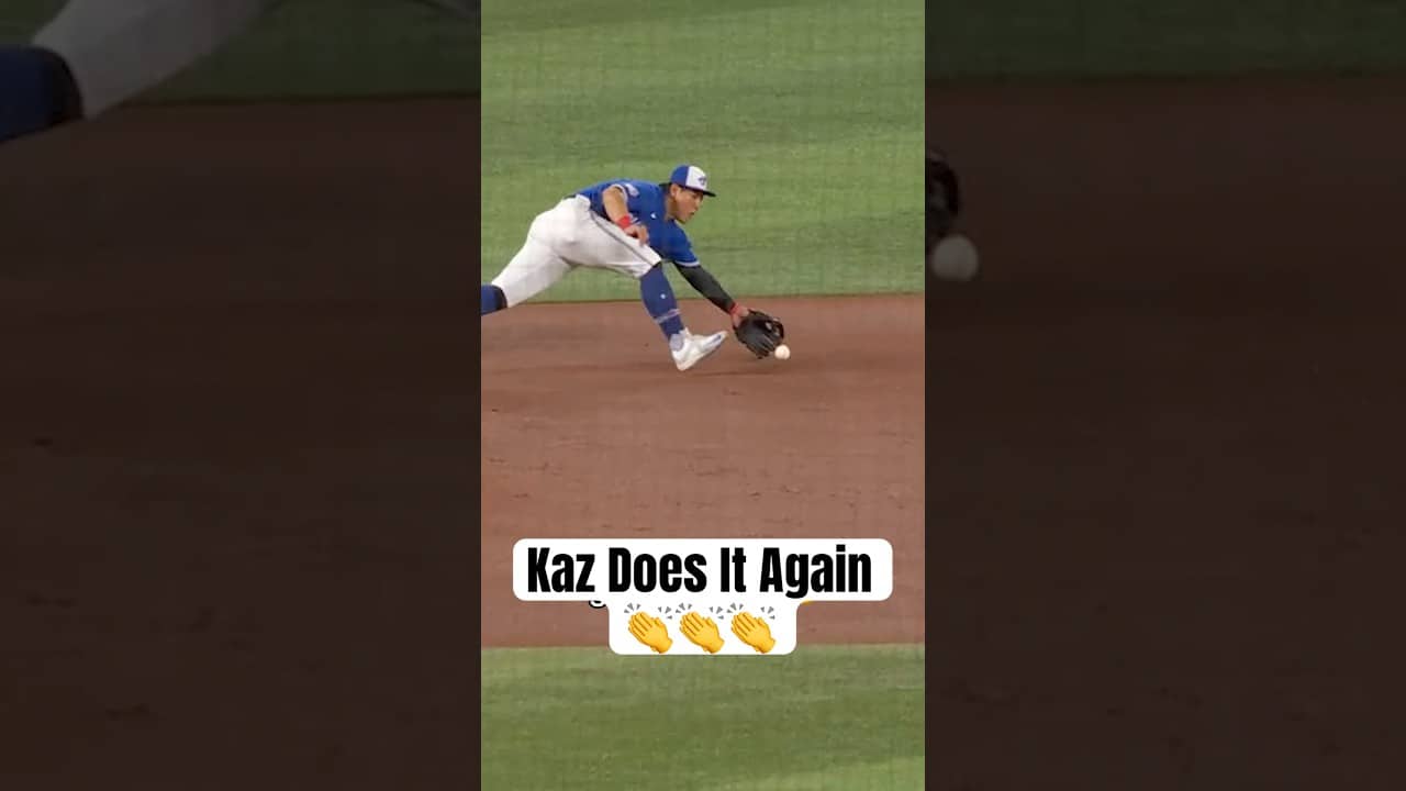 Kazuma Okamoto stays making fine defensive plays 👏 🔥 #MLB #BlueJays