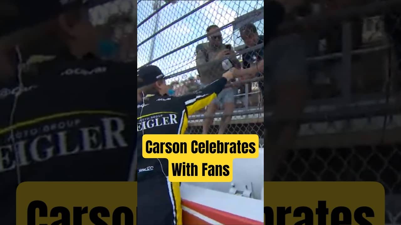 Carson Hocevar, man of the people