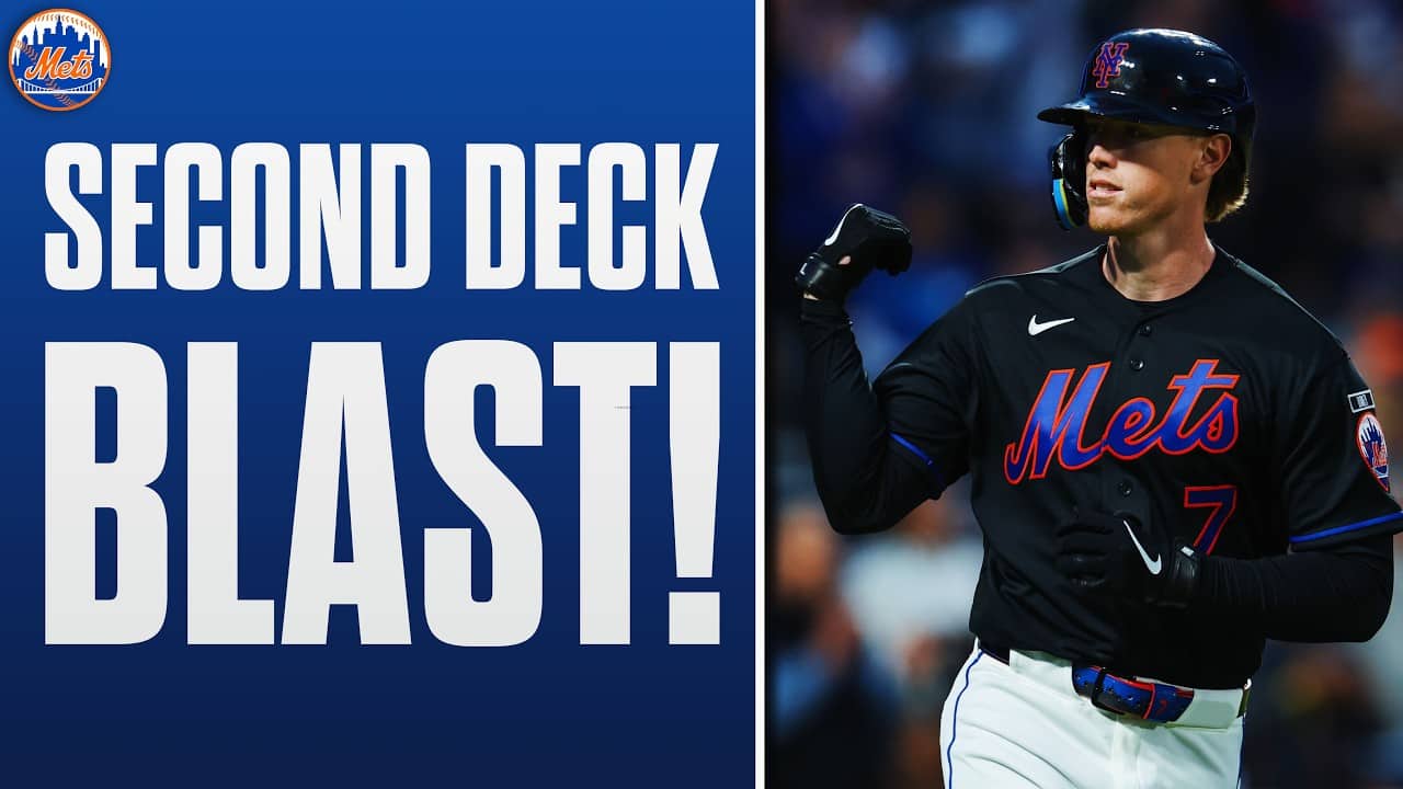 Brett Baty Launches NO-DOUBTER Into Second Deck