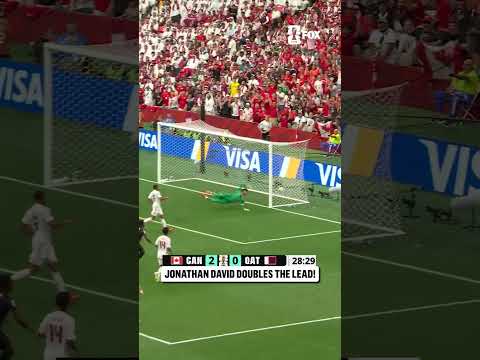 HOW ABOUT THAT FOR A FINISH! Jonathan David scores a beautiful volley to double Canada's lead 🇨🇦