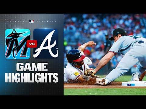 Marlins vs. Braves Game Highlights (4/13/26) | MLB Highlights