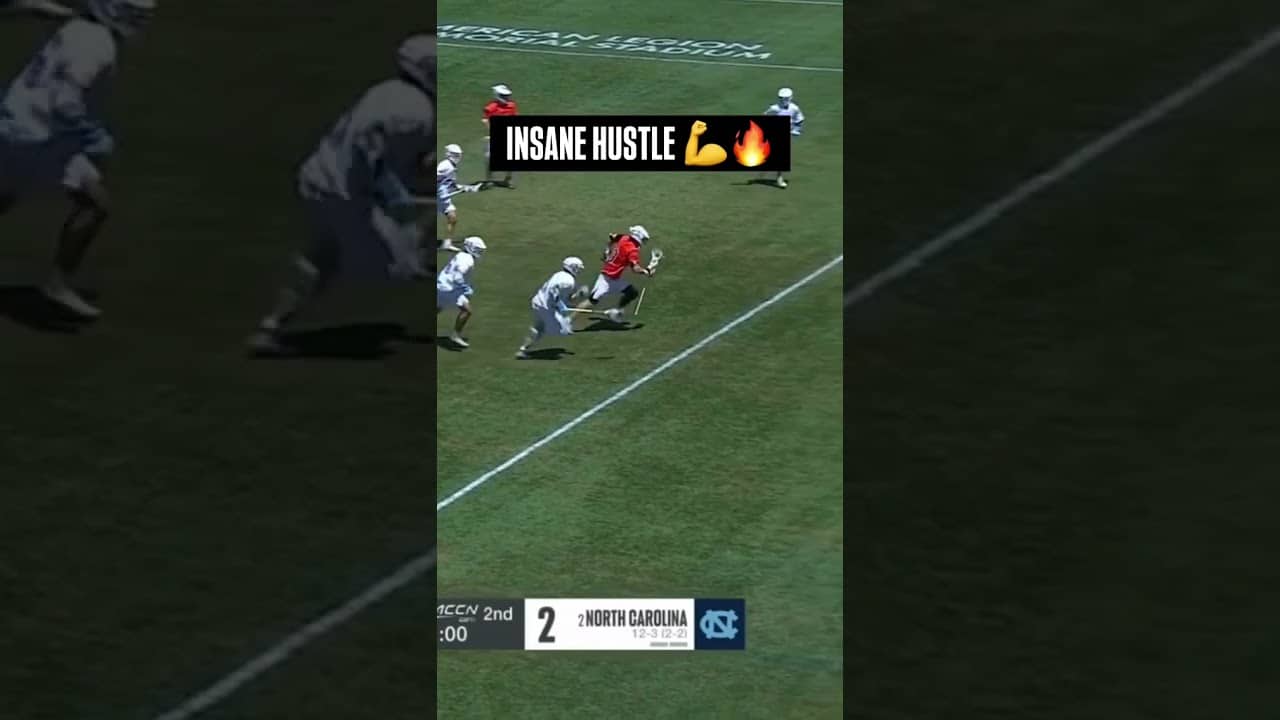 ONE OF THE BEST HUSTLE PLAYS YOU'LL SEE 🔥 #lacrosse