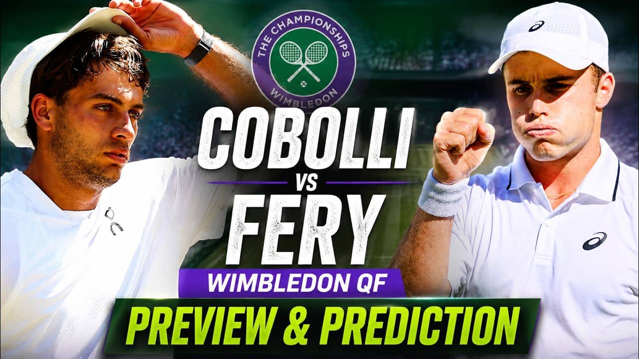 Flavio Cobolli vs Arthur Fery | Wimbledon 2026 Quarter-Final | Preview & Prediction