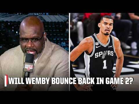 ‘YOU ARE THE GUY, YOU HAVE TO PLAY BETTER’ 😳 Shaq’s message to Wemby ahead of Game 2 | NBA Tip-Off