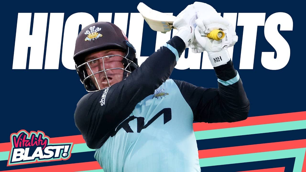 Roy SMASHES 103! | Surrey v Sussex - Highlights | Vitality Blast 2026