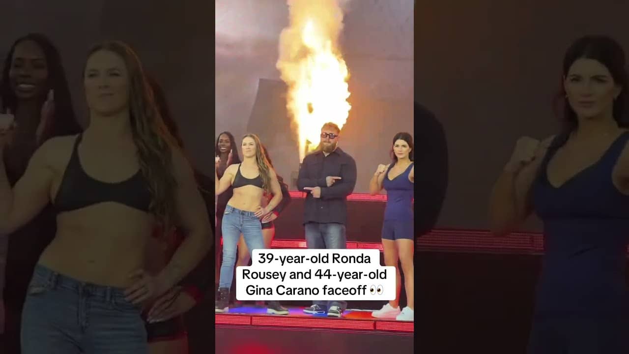 Rousey vs. Carano faceoff šÆ