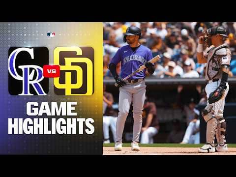 Rockies vs. Padres Game Highlights (4/12/26) | MLB Highlights