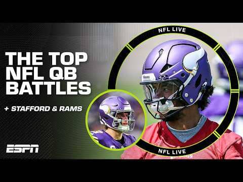 Breaking down the NFL's best QB competitions 🍿 + OTAs updates | NFL Live