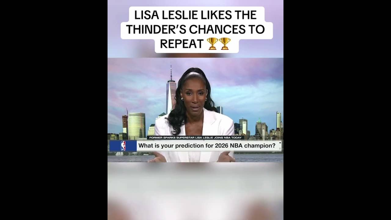 Lisa Leslie understand the great of a champion 😤