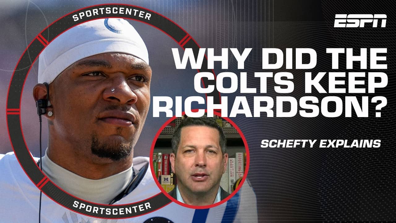 Where will Anthony Richardson's future lie? 👀 Schefty shares why he's STILL at the Colts | SC