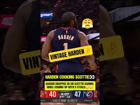 Harden was giving Scottie BUCKETS😳