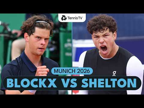 Alexander Blockx vs Ben Shelton High-Quality Match! | Munich 2026 Highlights