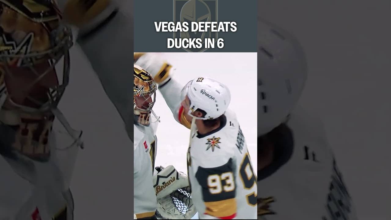 Vegas sends Ducks home quacking 🤝