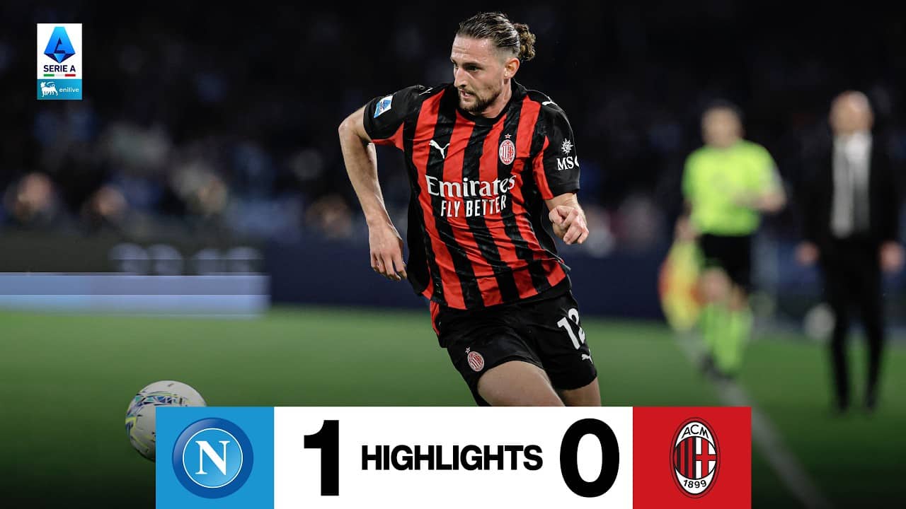 Sconfitta al Maradona | Napoli-Milan 1-0 | Highlights Serie A