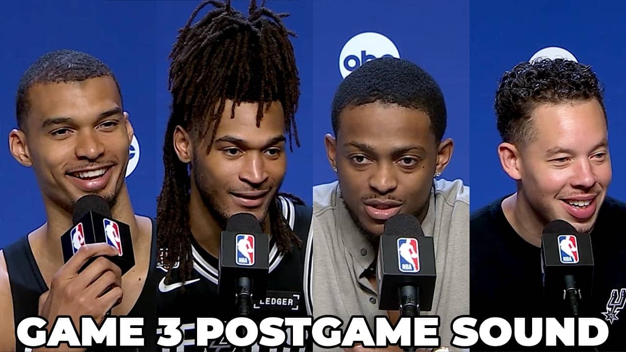 Full NBA Finals Game 3 Spurs Postgame Press Conferences: Victor, Mitch, De'Aaron and Steph