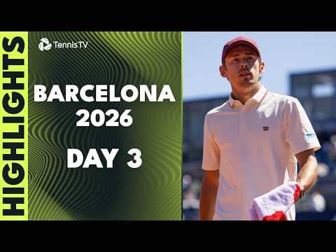 De Minaur, Norrie, Jodar Headline | Barcelona 2026 Day 3 Highlights