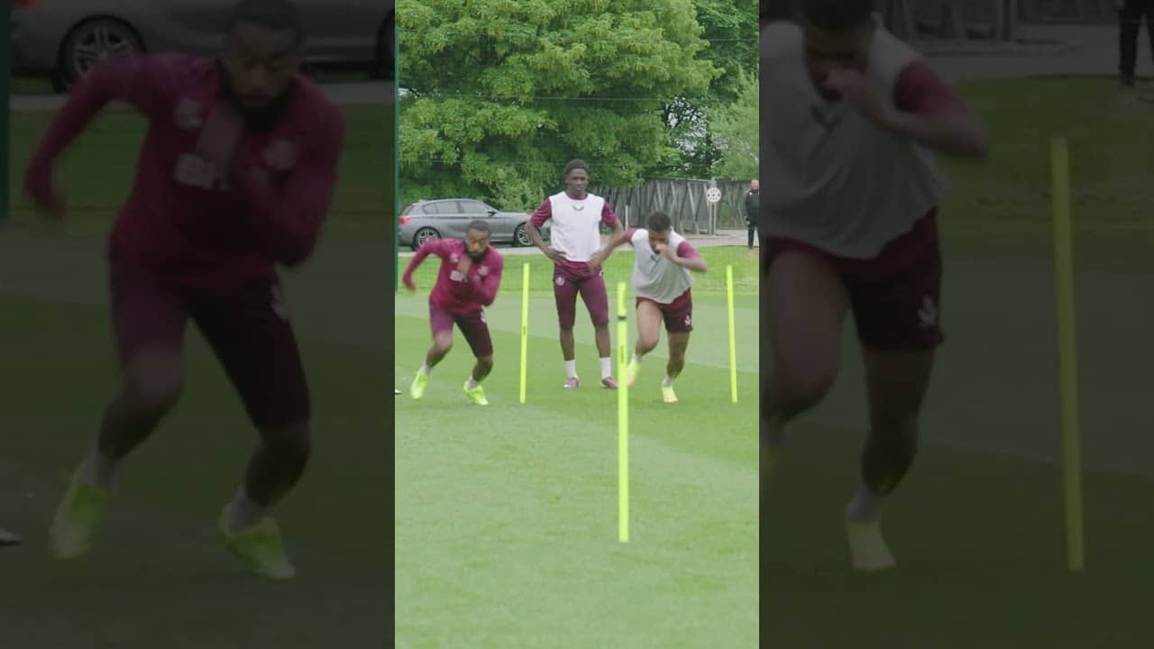 The lads put their pace to the test in a running race 🏃‍♂️ Who comes out on top?