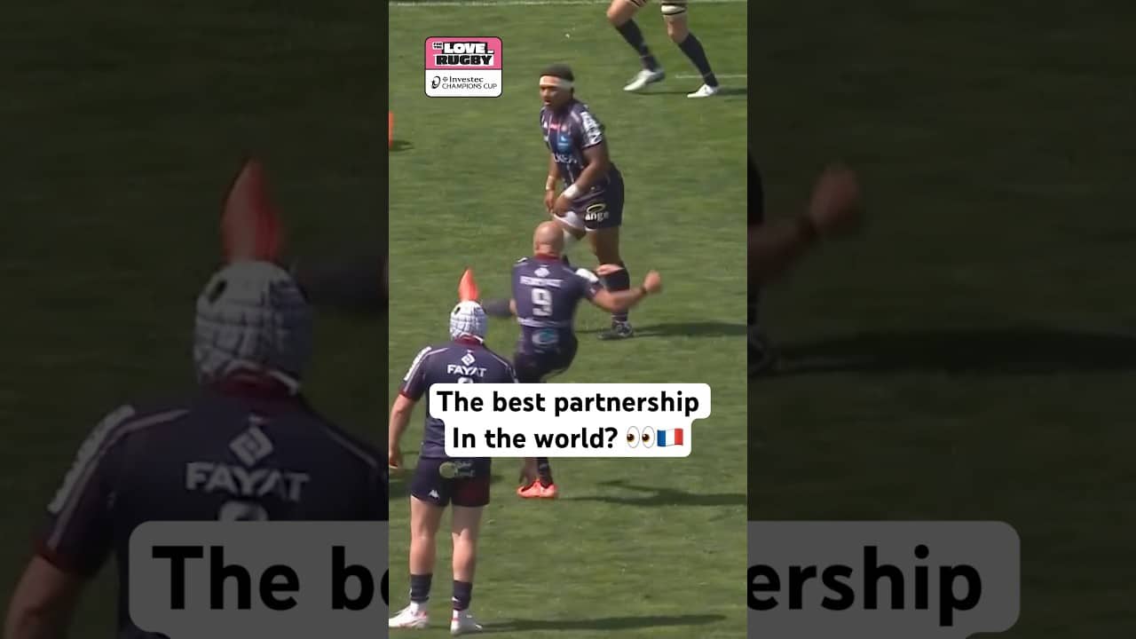 Will this partnership beat Toulouse today? 👀🇫🇷 #allezlesbleus #rugby