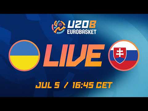 LIVE - Ukraine v Slovakia | FIBA U20 Women's EuroBasket 2026 Division B | Group Phase