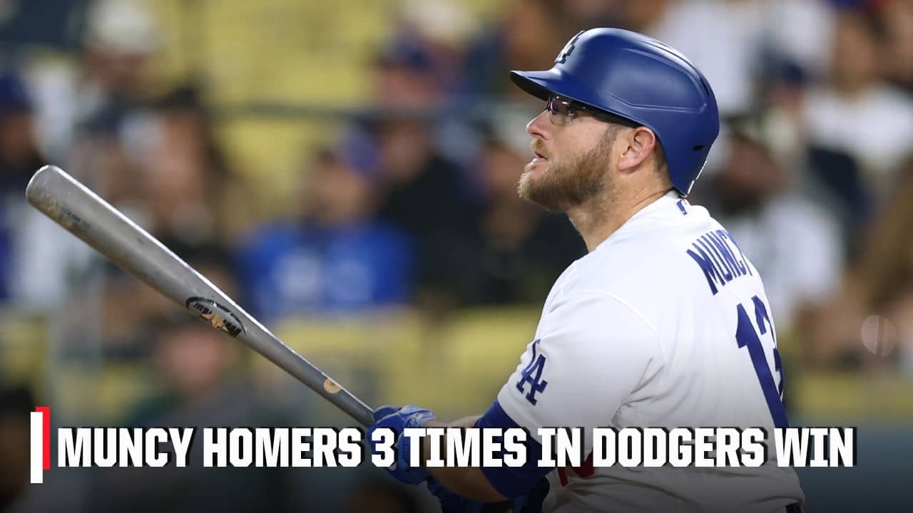 Max Muncy WALK-OFF HERO 🔥 3rd HR of game gives Dodgers win vs. Rangers | ESPN MLB